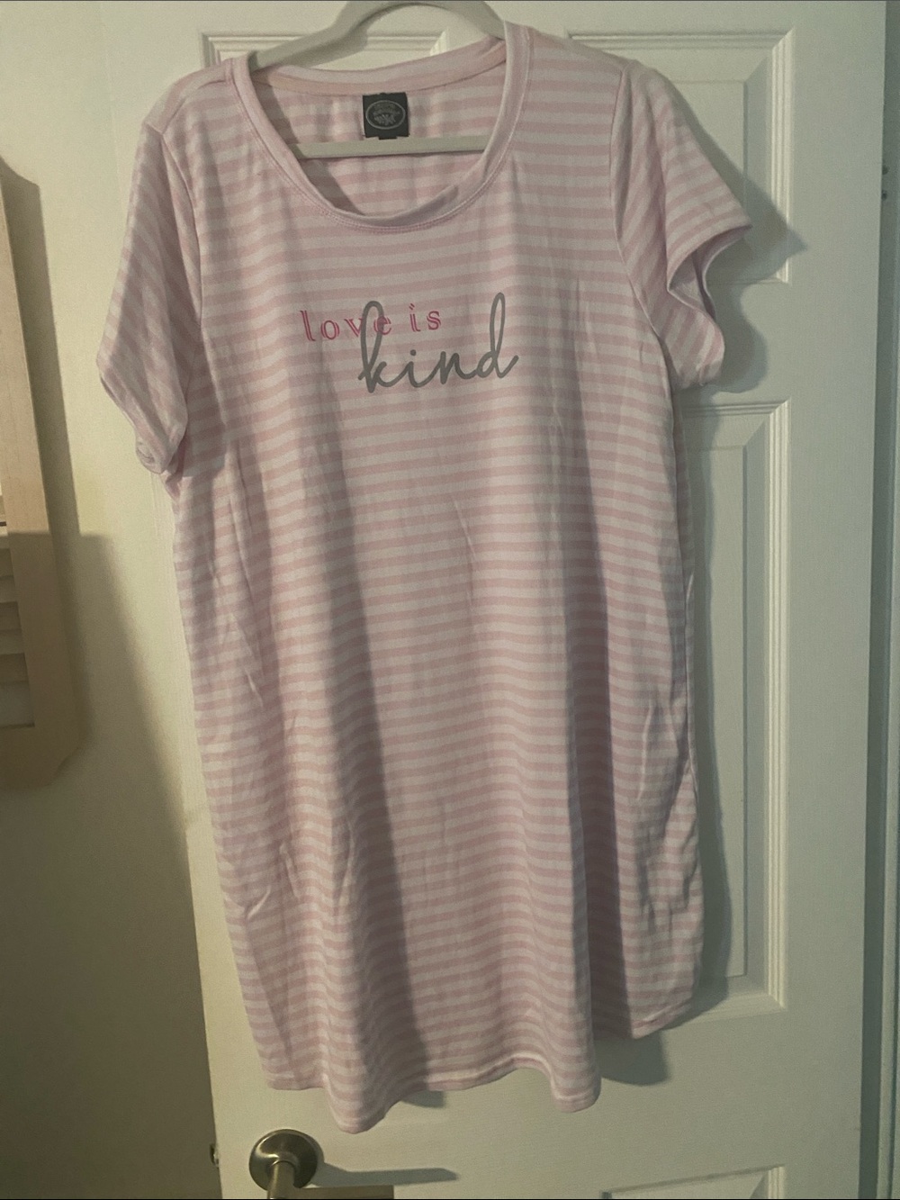 Laura Ashley Pink & White Striped Top